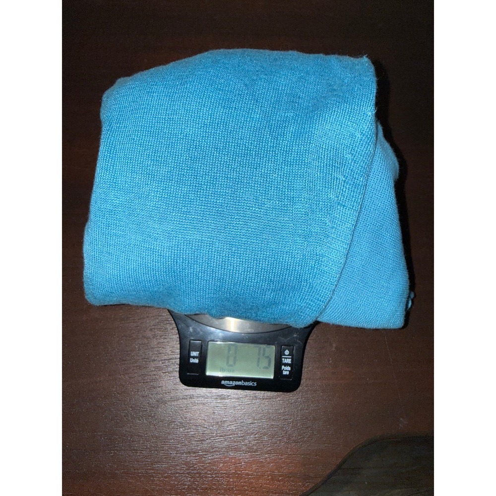 J. Jill Open Front Lightweight Cardigan in Teal Blue - Picture 6 of 6